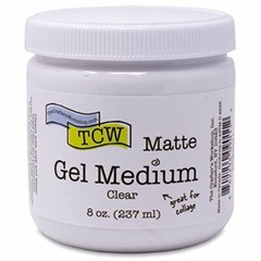 Gel Medium Additive for Paint Adhesive for Canvas Paper or Wood Transparent F…