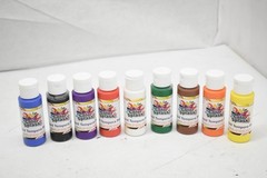 Color Splash Liquid Tempera Paint Set of 9 Non-Toxic 2 fl oz Bottles LT20 AP