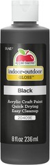 Apple Barrel Gloss Black Acrylic Paint 8oz