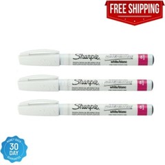 3-Pack White Tire Ink Permanent Marker Car Tread Lettering Paint Pen Waterproof