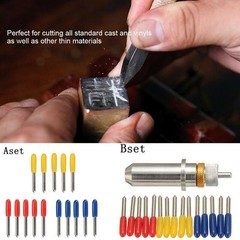 Graphtec Blade Holder + 15Pcs 30° 45° 60° Blades Vinyl Cutter Cutting Plotter J