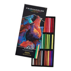 Prismacolor Premier Nupastel Firm Pastel Color Sticks, Adult Coloring, 36 Pack