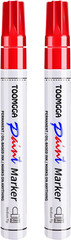 Paint Pens Paint Markers Red – Permanent Markers Oil Based for Metal Wood,Pens f