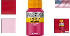 High Pigment Strength Acrylic Paint – Permanent Rose