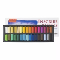 Inscribe Artist’s Soft Pastels Box Set – 24, 32, 48 or 64 Colours