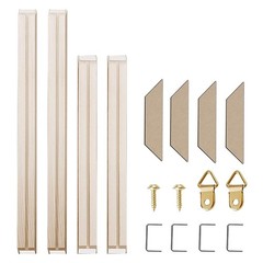 DIY Wood Stretcher Bars for Canvas, Solid Wood Frame Kit, Easy to Assemble, G…