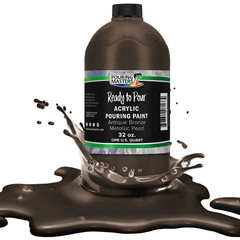 Pouring Masters Antique Bronze Metallic Pearl 32oz Water-Based Acrylic Paint