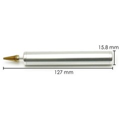 Kyoshin Elle Leathercraft Edge Coating Tool Silver Roller Pen Leather Applicator