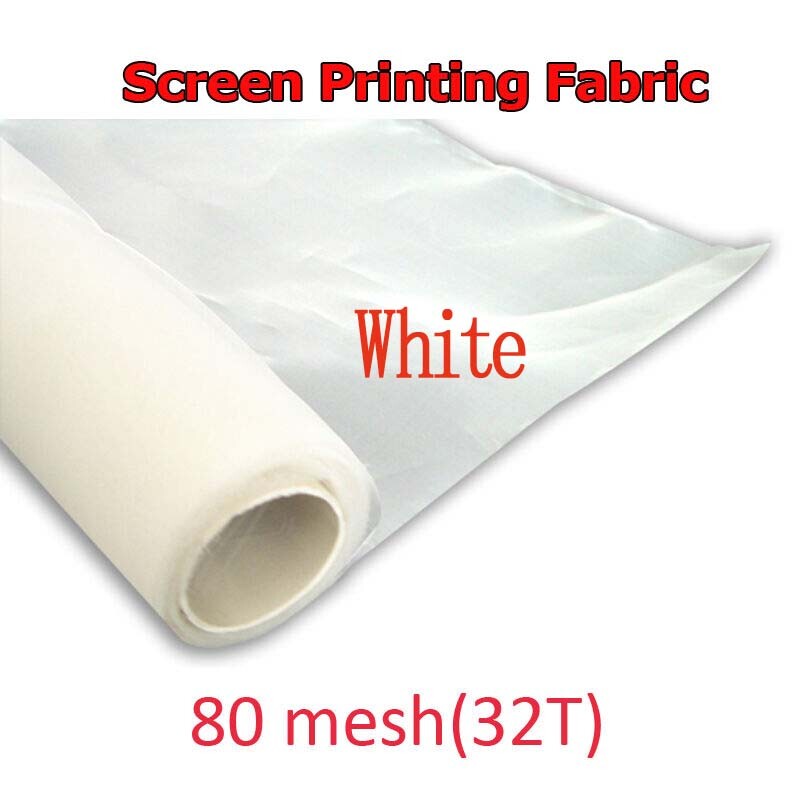 1.3×1 yard Screen Fabric 80 Mesh Silk Screen Fabric for Commercial 007203*1
