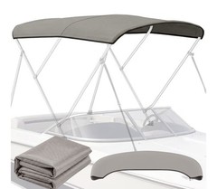 3 Bow Bimini Top Replacement Canvas Cover – 900D Polyester with Storage Boot,…
