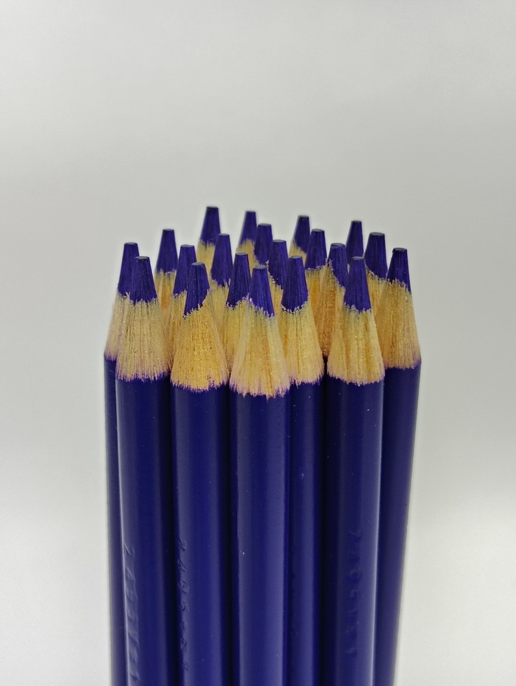 20x VIOLET (PURPLE) Crayola Colored Pencils Bulk Lot Single Color Art Classroom