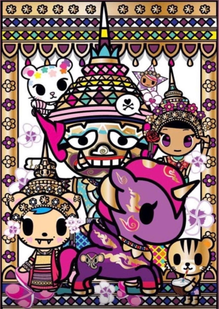 Thailand Toki Doki DIY Full Round Drill 30x40cm Diamond Painting