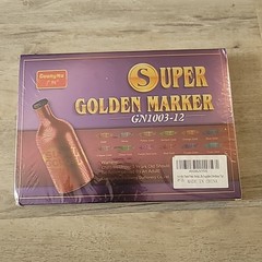 GuangNa Super Golden Marker Super Metal 12 Colors Metallic New Sealded