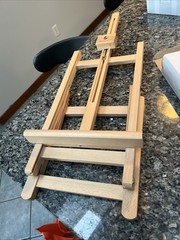 Jack Richeson Wood Seneca Table Easel Extendable Foldable Holds 22″ Canvas