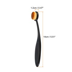 5Pcs Blending Brushes for Crafts, 5# Ink Blending Brushes Black (Brown Hair)
