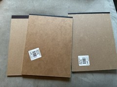 LOT Bienfang Watercolor Medium Weight Paper 9×12 15 Sheet + pastel pad NEW