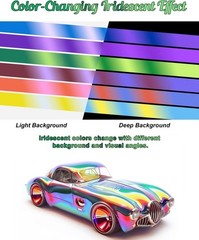 Airbrush Paint – 42 Colors with 4.05 Fl Oz Thinner, Iridescent, Neon and Metalli