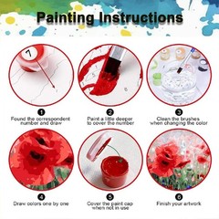 Birds Paint by Numbers Kit for Adults Beginner,Owl Adult Paint by Number Kits o