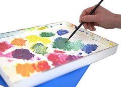 Airtight Artist Palette Seal – 12×16 Container for Long-Lasting Paint Freshness