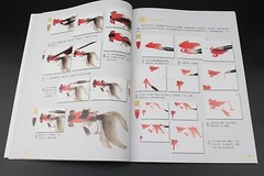 Self-Study Chinese Brush Ink Painting Sumi-eow How Draw Fish Shrimp Crab Books