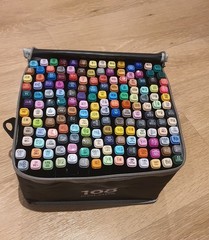 168 Colors Dual Tip Art Markers Colour Pens.