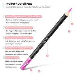 72-Color Colored Pencils for Adult Coloring Books, Soft Core, Back to School …
