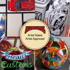 Enamel Paint Blood Orange for Pinstriping Sign Painting Lettering Fine Art 8 oz