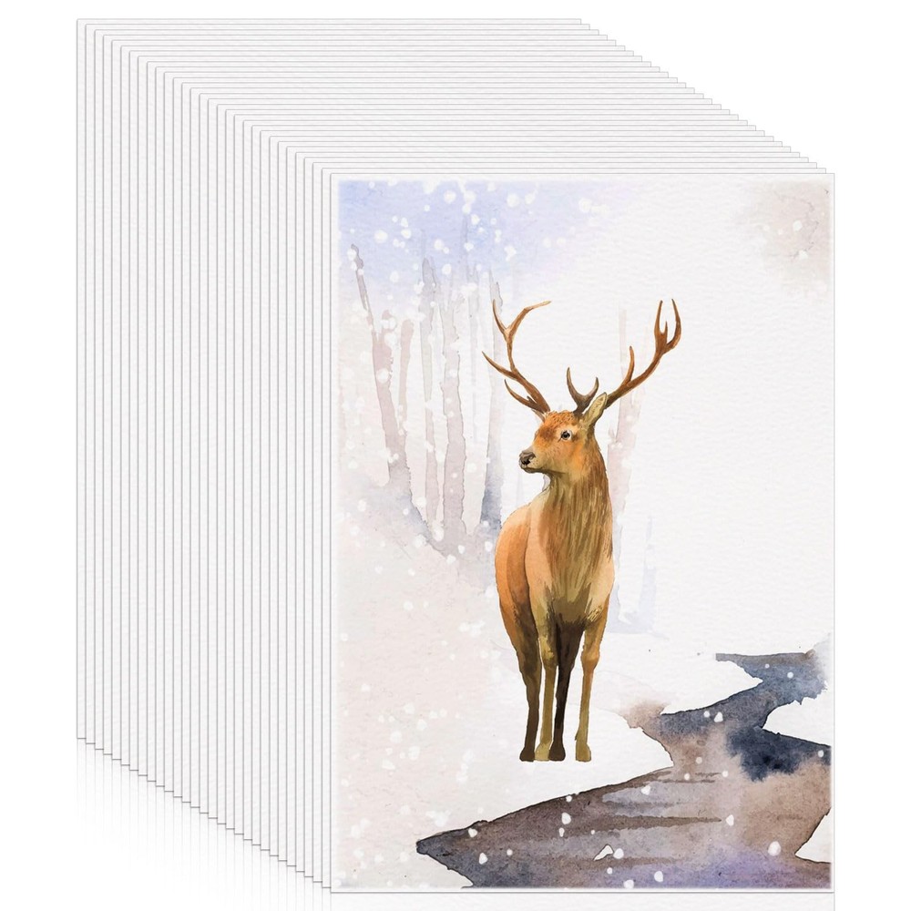 Watercolor Paper Bulk Cold Press 120 Sheets 140 lb/300 GSM 7×10 Inch