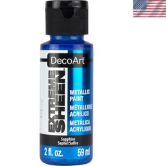 Sapphire Extreme Sheen Acrylic Paint, 2 oz – Reflective Metallic Finish