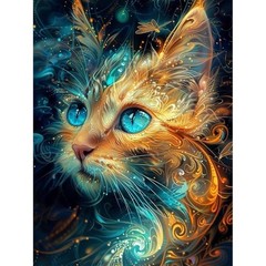 Cat Diamond Art Kits for Adults, 5D Diamond Painting for Adults Beginners, DIY S