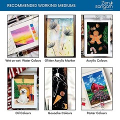 A5 Artists Watercolor Wiro Journal 245GSM 20% Cotton Spiral Book 25 Sheets