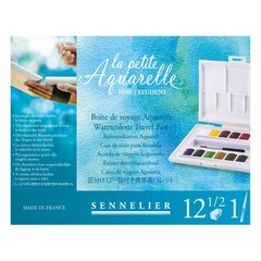 Sennelier La Petite Aquarelle Watercolor Set, 1 Count (Pack of 1), Multicolor