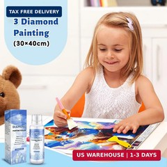 Diamond Painting Sealer 150ML,Diamond Art Glue with Silicone Brush,Diamond Paint