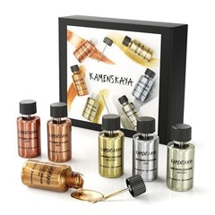 Gilding Paint Set – Liquid Leaf Paint in Gold, Silver, Bronze, Copper, White Gol