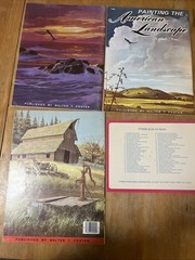 4 How to paint art books paperbacks acrylics oils landscapes water weather
