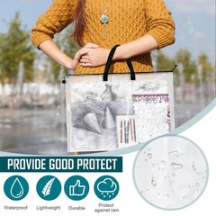 6 Pcs Art Portfolio Bag Bulk 24 x 36 Inch Large Posters Storage Bag Black Por…