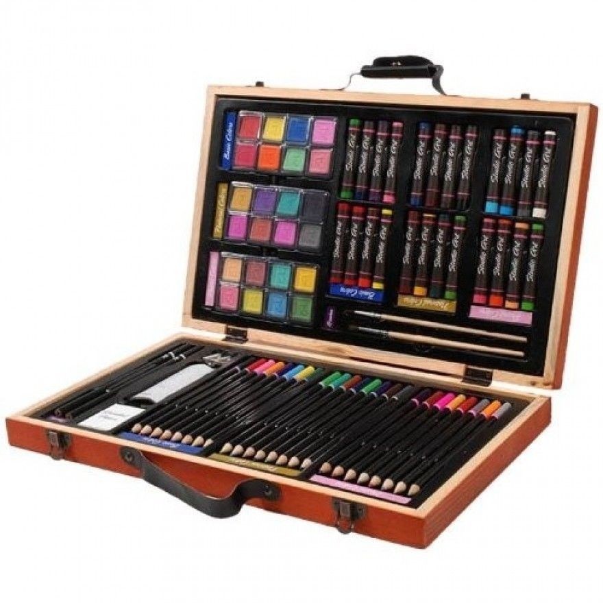 Darice® Studio 71 80 Piece Professional Art Set, 10″ x 14.5″ x 1.5″