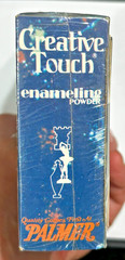 NOS Vtg Creative Touch Enameling Powder 6 Jars Different Colors No Kiln Low Heat