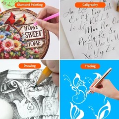 A4 Light Box for Tracing and Drawing, Ultra-Thin Copy Board with Adjustable Brig