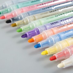 12 Acrylic Paint Marker Permanent for Stone Painting Ceramic Glass Wood Fabric