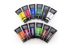 Liquitex BASICS Acrylic Paint Set, 12 x 22ml (0.74-oz) Tube Paint Set
