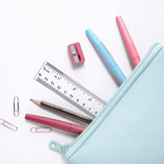 Plastic Rulers, 6 Inch Ruler, Clear Measuring Tool for 6 + 6 Inch,