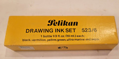 Vintage Pelikan Drawing Ink Set – 523/6 New in Box
