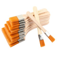 Artist Paint Brushes Wood Handle Cleaning Brush Nylon Bristle Decorate Fine Wall