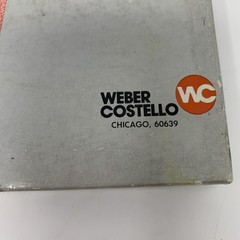 Vintage Weber Alphacolor 12 Square Pastels Set Multicolor Art 105-007 Box