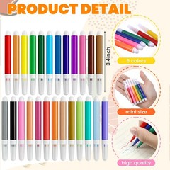 3000 Pcs Mini Colored Markers Set – Vibrant Assorted Watercolor Pens for Art & O
