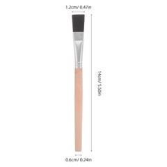 30 Pcs Flat Paint Brushes with Wood Handle Nylon Bristles for Painting Crafts