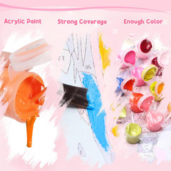 Paint by Numbers for Adults German Shepherd Dog Acrylic Paintworks for Beginners