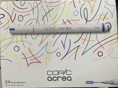 Copic acrea Water-Based Opaque Paint Marker, Sky Blue, 24 Pack, 0.8mm