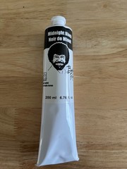 Bob Ross Firm Oil Paint – Midnight Black – 6.76 US fluid oz/200 ml